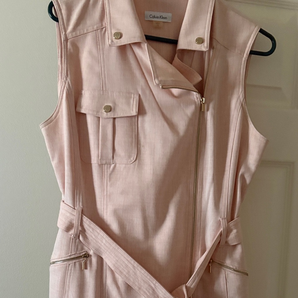 Calvin Klein Light Pink Utility style dress